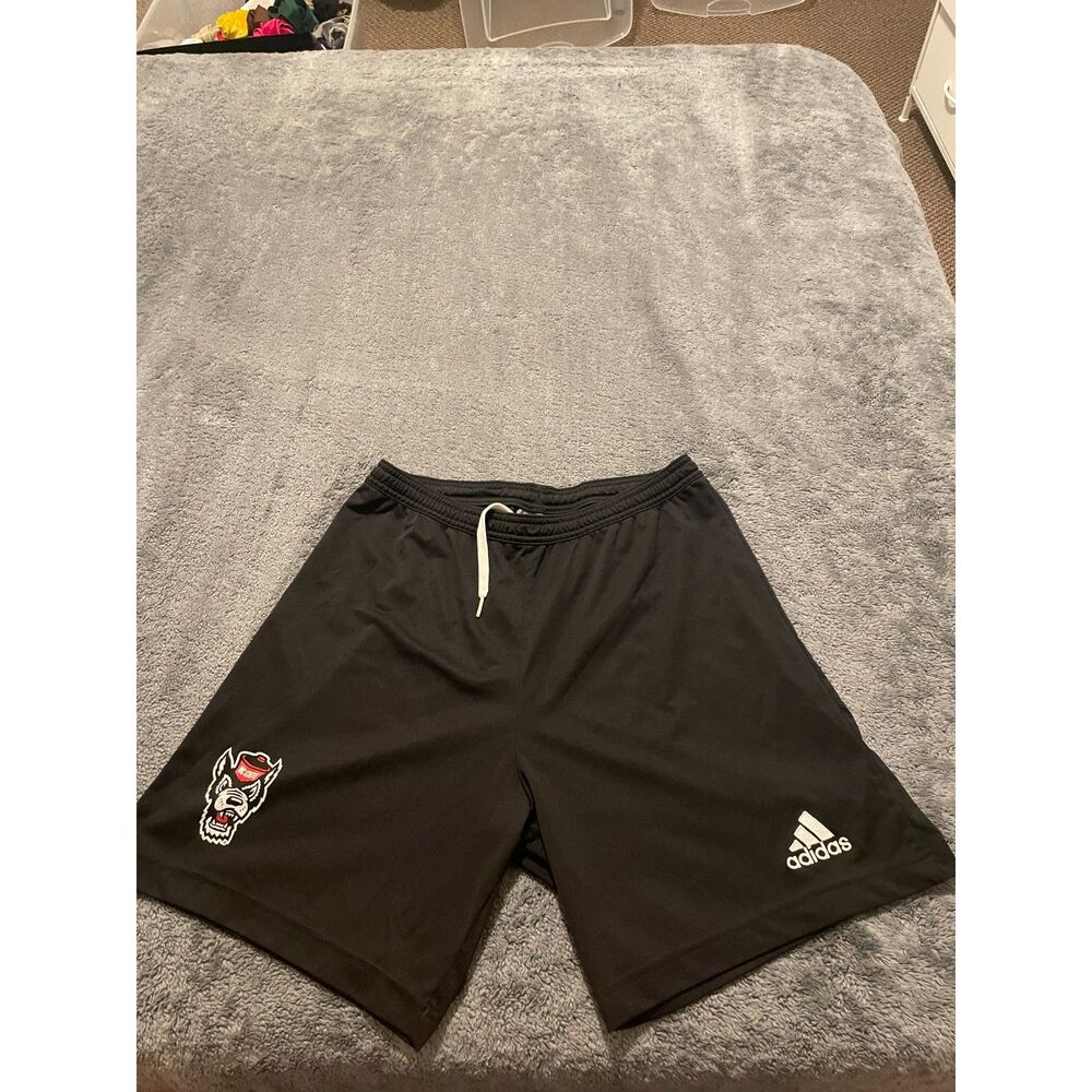 🏀 Adidas NC State Black Shorts – Size M